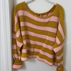 Free People Striped Sweater